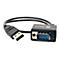 Schwarzes Kabel mit USB-Anschluss und VGA-Stecker, Marke VERTIV.