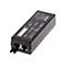 Schwarzer Axis Power-over-Ethernet Midspan mit zwei Netzwerkanschlüssen und Produktbeschriftung.