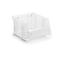 Bac à bec 1920 TRESTON, polystyrène, l. 149 x P 192 x H 105 mm, 1,5 L, transparent