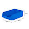 Bac à bec LF 531 SSI Schäfer - polypropylène - L 500 x l. 312 x H 145 mm - 16,5 L - bleu
