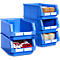 Bac à bec LF 532 SSI Schäfer - polypropylène - L 500 x l. 312 x H 200 mm - 23,5 L - bleu - set avantageux : 5 pièces