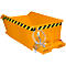 Bac à copeaux Bauer SMGU 270, soudure imperméable à l’eau et à l’huile, 270 L, orange