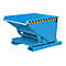 Bac à copeaux pour chariot élévateur, type S3S 600, bleu RAL 5012