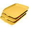 Bac à courrier Cosy Leitz®, pour documents A4, empilable, lot de 3, jaune