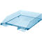 Bac à courrier HAN, bleu transparent, 6 pièces
