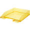 Bac à courrier HAN, jaune transparent, 6 pièces
