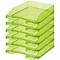 Bac à courrier HAN, vert transparent, 6 pièces