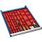 Bac à outils, l. 33, 45 et 70 mm, pour hauteur de tiroir de 50 mm