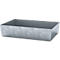 Bac à palette ASECOS, acier, capacité du bac de 200 l, L 815 x P 1235 x H 255 mm, galvanisé