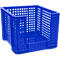 Bac ajouré Really Useful Boxes, en polyester, 35 L, ouverture à l'avant, bleu