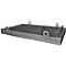 Bac conteneur CW 2, acier, pour conteneur mobile jusqu'à 10 m³, angle d’inclinaison 5 °, 2800 x 2030 x 560, RAL7005