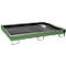 Bac d'étagère avec insert en PE Bac d'étagère RW 1800 PE, laqué, vert réséda