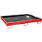 Bac d'étagère avec insert PE Bac d'étagère RW 1800 PE, laqué, bleu clair