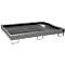Bac d'étagère avec insert PE Bac d'étagère RW 1800 PE, laqué, gris souris