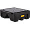 Bac d'extension IBC CEMO 500/1-PE, avec croix de soutien et plaque perforée en PE, volume 500 l, capacité de charge 1500 kg, avec homologation, polyéthylène, noir