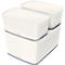 Bac de rangement MyBox Leitz, format A4, pour ustensiles, blanc/gris