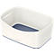 Bac de rangement MyBox Leitz, format A5, en plastique, pour ustensiles, blanc/gris