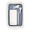 Bac de rangement MyBox Leitz, format A5, en plastique, pour ustensiles, blanc/gris