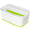 Bac de rangement MyBox Leitz, format A5, pour ustensiles, blanc/vert