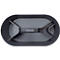Bac de rangement Toolbox HAN Loft, portable, avec 4 compartiments, L 330 x P 179 x H 175 mm, plastique, gris granit