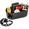 Bac de rangement Toolbox HAN Loft, portable, avec 4 compartiments, L 330 x P 179 x H 175 mm, plastique, noir