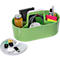Bac de rangement Toolbox HAN Loft, portable, avec 4 compartiments, L 330 x P 179 x H 175 mm, plastique, vert citron