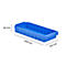 Bac de rayonnage RK 400, polystyrène, L 408 x l. 162 x H 66 mm, 8 compartiments, pour étagère de 400 mm de profondeur, bleu