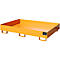 Bac de rayonnage type RW/RW 1800, sans caillebotis, orange RAL2000
