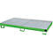 Bac de rayonnage type RW/RW 2200-1, avec caillebotis, vert RAL6011