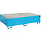 Bac de rayonnage type RW/RW 2200-2, avec caillebotis, bleu RAL5012