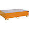 Bac de rayonnage type RW/RW 2200-2, avec caillebotis, orange RAL2000