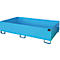 Bac de rayonnage type RW/RW 2200-2, sans caillebotis, bleu RAL5012