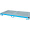 Bac de rayonnage type RW/RW 2700-1, avec caillebotis, bleu RAL5012