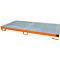 Bac de rayonnage type RW/RW 2700-1, avec caillebotis, orange RAL2000