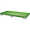 Bac de rayonnage type RW/RW 2700-1, sans caillebotis, vert RAL6011