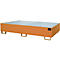 Bac de rayonnage type RW/RW 2700-2, avec caillebotis, orange RAL2000