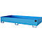 Bac de rayonnage type RW/RW 2700-2, sans caillebotis, bleu RAL5012