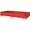 Bac de rayonnage type RW/RW 2700-2, sans caillebotis, rouge RAL3000