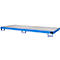 Bac de rayonnage type RW/RW 3300-1, avec caillebotis, bleu RAL5012