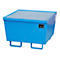 Bac de récupération BAUER AM-1, avec grille, acier, 215 l, L 800 x P 800 x H 545 mm, bleu