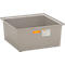 Bac de rétention 220/1 - en plastique renforcé de fibres de verre (PVR) - 210 litres - pour 2 fûts de 210 litres - L 850 x l. 850 x H 390 mm - sans caillebotis
