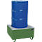 Bac de rétention AW-1/PE - acier - 200 litres - 1 fût de 200 litres - L 815 x P 815 x H 470 mm - vert résada RAL 6011