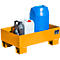 Bac de rétention AW60-1 - 65 litres - L 800 x l. 500 x H 290 mm - sans caillebotis - RAL 2000