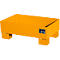 Bac de rétention AW60-1 - 65 litres - L 800 x l. 500 x H 290 mm - sans caillebotis - RAL 2000