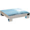 Bac de rétention AW60-2 - 68 litres - L 900 x l. 800 x H 220 mm - sans caillebotis - galvanisé