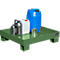 Bac de rétention AW60-2 vert RAL 6011