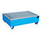 Bac de rétention BAUER AW-2/PE avec grille, 210 l, L 1215 x P 815 x H 365 mm, bleu