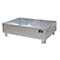 Bac de rétention BAUER WO-2/200, en acier, accessible en voiture, galvanisé à chaud, L 1200 x P 800 x H 360 mm