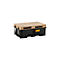 Bac de rétention de palette PE CEMO 220/2 pour 1 palette Euro, L 1230 x l 830 x H 360 mm, 220 l, pour 2 fûts de 200 l, sans grille