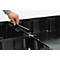Bac de rétention en PE 25HD, en polyéthylène, 100 % recyclable, avec caillebotis PE